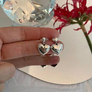 Korean Style Earrings "Heart "
